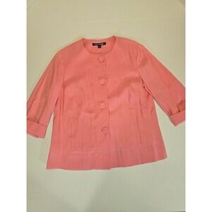 Evelyn & Arthur Women's Coral Pink 2 Piece Pant Suit‎ Set Size 8